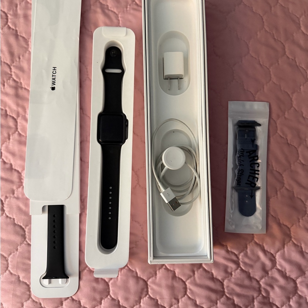 Apple Watch Series 3 42mm - space gray aluminum - like new in original box.